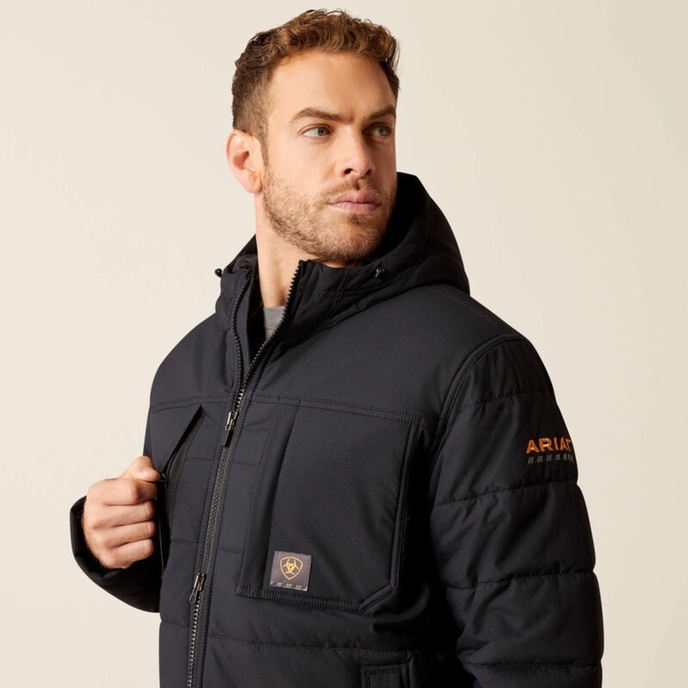 NWT Ariat Rebar Winter Valiant Ripstop Insulated Jacket - Picture 4 of 5
